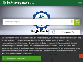 'industrystock.de' screenshot