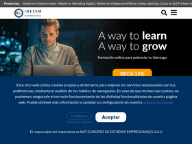 'inesem.es' screenshot