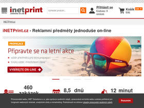 'inetprint.cz' screenshot