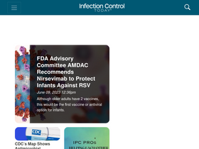 'infectioncontroltoday.com' screenshot