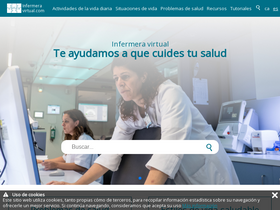 'infermeravirtual.com' screenshot