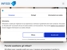 'infissiperte.com' screenshot