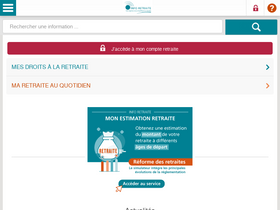 'info-retraite.fr' screenshot