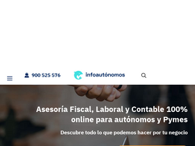 'infoautonomos.com' screenshot