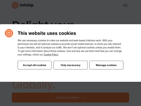 'infobip.com' screenshot