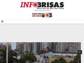 'infobrisas.com' screenshot