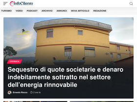 'infocilento.it' screenshot
