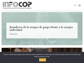 'infocop.es' screenshot