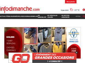 'infodimanche.com' screenshot