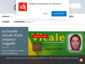 'infodujour.fr' screenshot