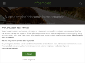 'infoempleo.com' screenshot