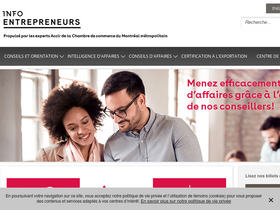 'infoentrepreneurs.org' screenshot
