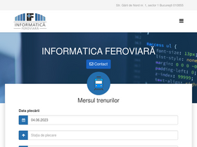 'infofer.ro' screenshot