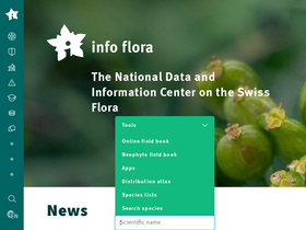 'infoflora.ch' screenshot