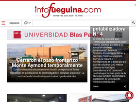 'infofueguina.com' screenshot