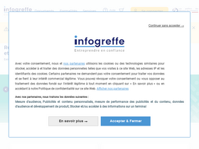 'infogreffe.fr' screenshot