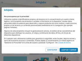 'infojobs.net' screenshot