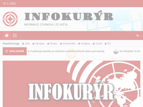 'infokuryr.cz' screenshot