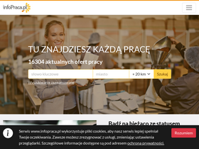 'infopraca.pl' screenshot