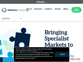 'informamarkets.com' screenshot