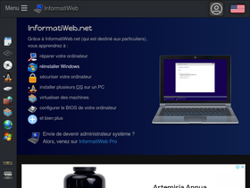 'informatiweb.net' screenshot