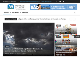 'informefloripa.com' screenshot