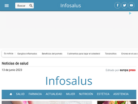 'infosalus.com' screenshot