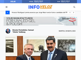 'infoveloz.com' screenshot