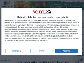 'infovercelli24.it' screenshot