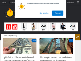 'infoviajera.com' screenshot