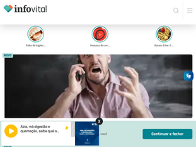 'infovital.com.br' screenshot