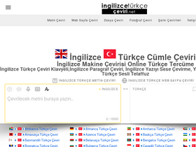 'ingilizce-turkce-ceviri.net' screenshot