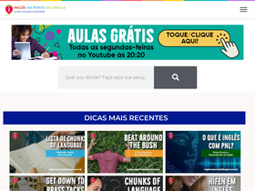 'inglesnapontadalingua.com.br' screenshot