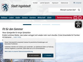 'ingolstadt.de' screenshot