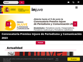 'injuve.es' screenshot