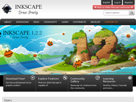 'inkscape.org' screenshot