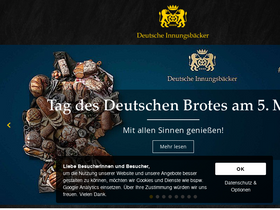 'innungsbaecker.de' screenshot