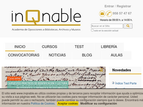 'inqnable.es' screenshot
