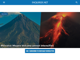 'inquirer.net' screenshot
