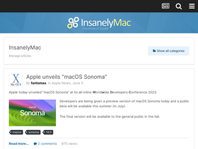 'insanelymac.com' screenshot