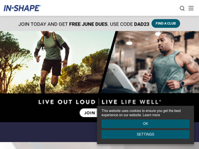 'inshape.com' screenshot