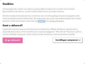 'inshared.nl' screenshot