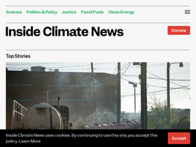 'insideclimatenews.org' screenshot