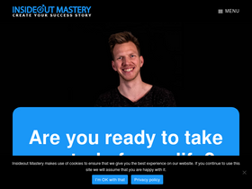 'insideoutmastery.com' screenshot