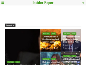 'insiderpaper.com' screenshot