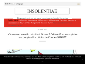 'insolentiae.com' screenshot