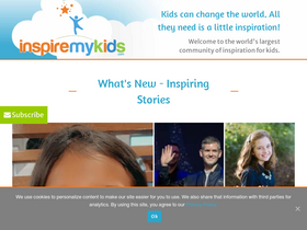 'inspiremykids.com' screenshot