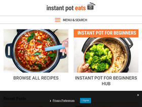 'instantpoteats.com' screenshot