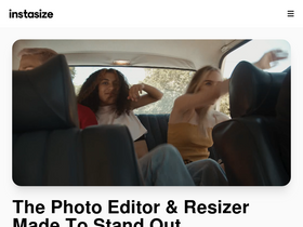 'instasize.com' screenshot