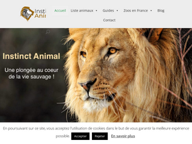 'instinct-animal.fr' screenshot